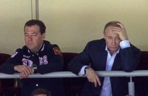 This is how President Putin look when Russia beat Slovakia. Imagine how look when lose.